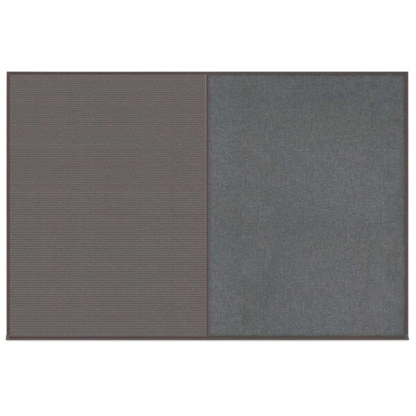 Enclosed Corkboard, 1 Door, 72"x36", 4" Fra